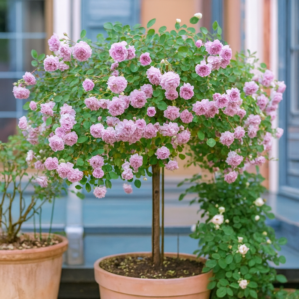 Rainy Blue Tree Rose